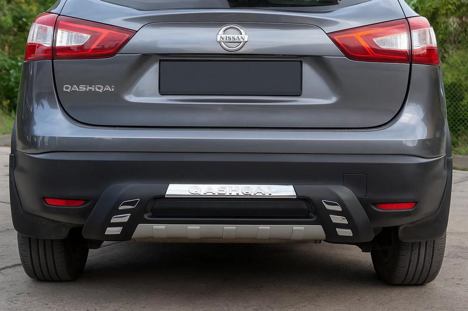 Nissan Qashqai 2014-2021 Heckschürze Libao 2014-2016 (Kunststoff) Image