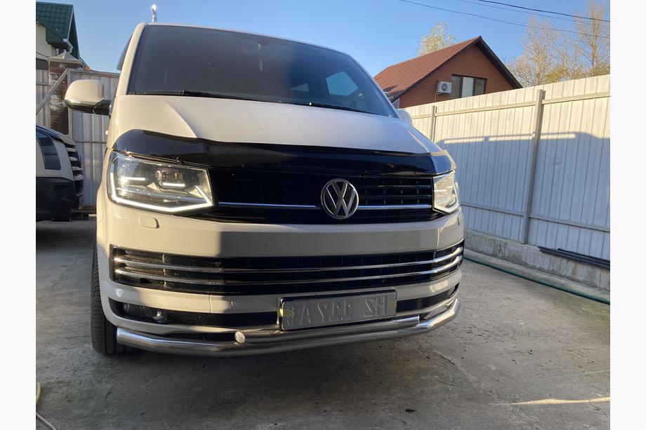Volkswagen T6 2015-2024 Front Doppelstoßstange ST011 (Edelstahl) Image