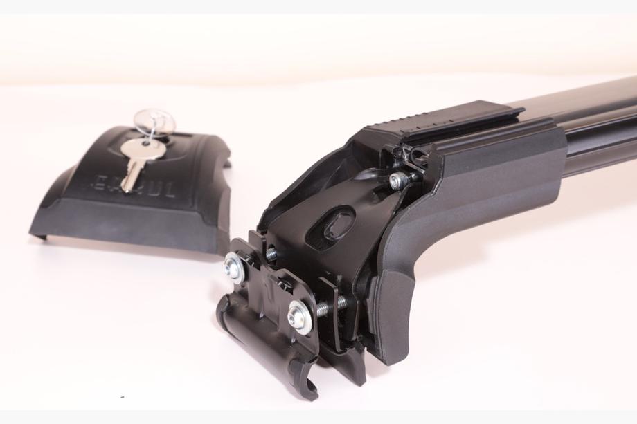Dachträger für integrierte Reling abschließbar Strong V2 (2 Stk) bis 120 cm, Grau Foto 24
