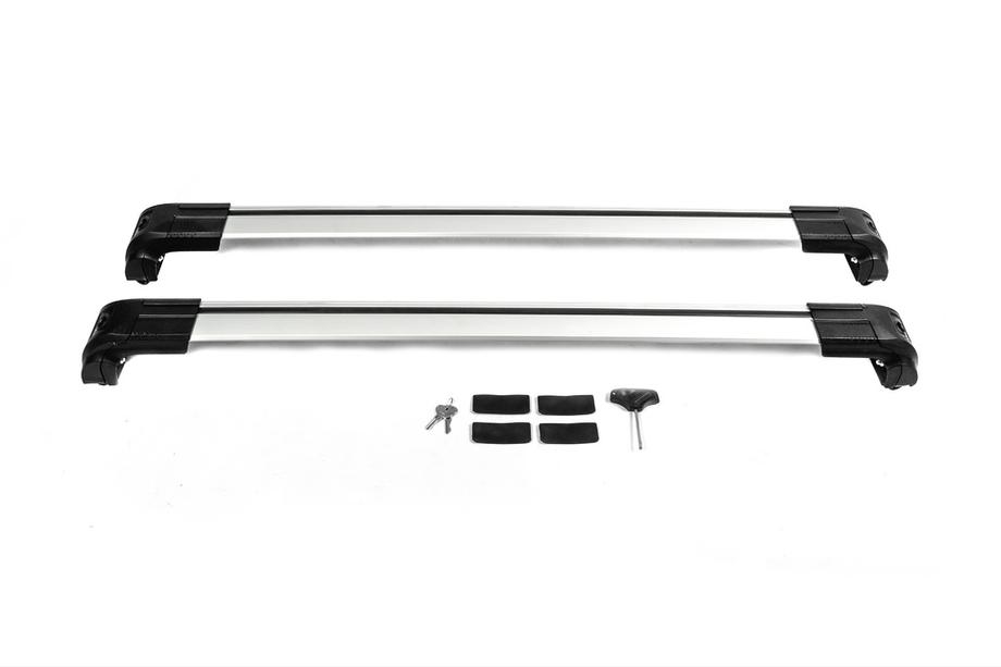 Dachträger für integrierte Reling abschließbar Strong V2 (2 Stk) bis 120 cm, Grau Foto 19