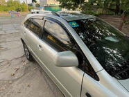 Lexus RX 2003-2009 Dachreling Chrom tuerkisch Kunststoff-Fuesse Foto 2
