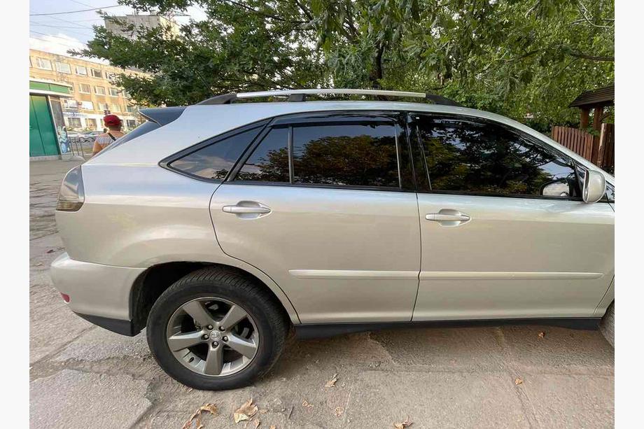 Lexus RX 2003-2009 Dachreling Chrom tuerkisch Kunststoff-Fuesse Image