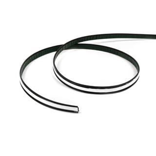 Schwarze Türschutzleiste mit Chromstreifen Meterware sal13 (1 Meter, 16.5 mm) Foto 1