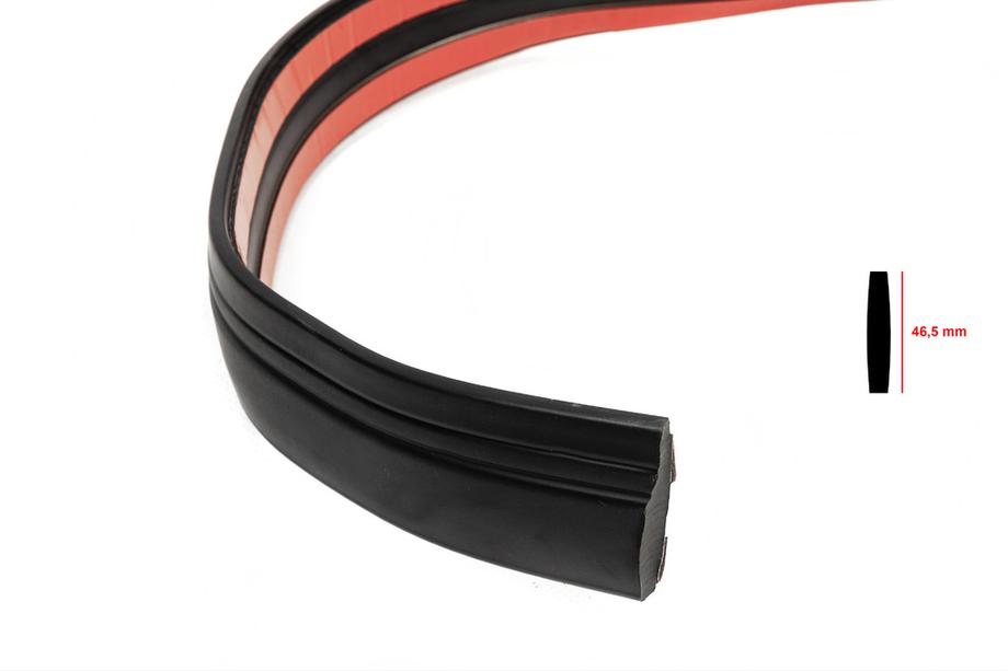 Schwarze Zierleiste Meterware sal53 (1 Meter, 46.5 mm) Foto 2