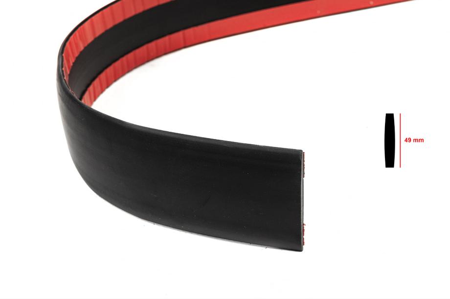 Schwarze Zierleiste Meterware sal125 (1 Meter, 49 mm) Foto 2