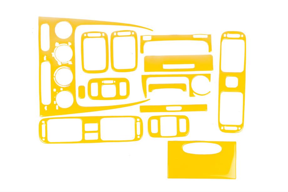 Toyota Corolla 1998-2002 Armaturenbrett Abdeckungen 2000-2002 (gelb) Image