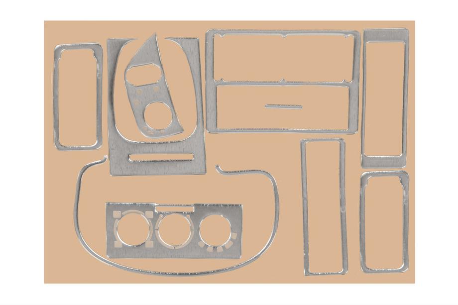 Volkswagen Polo 1994-2001 Armaturenbrett Blenden 1994-1999 (Aluminium) Image