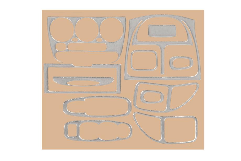 Hyundai Accent 2000-2006 Armaturenbrett Abdeckung (Aluminium) Image