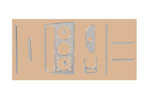 Opel Corsa B 1993-2004 Armaturenbrett Abdeckung (Aluminium) Foto 1