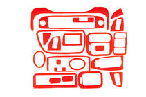 Honda Civic 1995-2001 Armaturenbrett Abdeckungen (rot) Foto 1