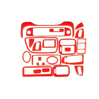 Armaturenbrett Abdeckungen (rot) Honda Civic 1995-2001