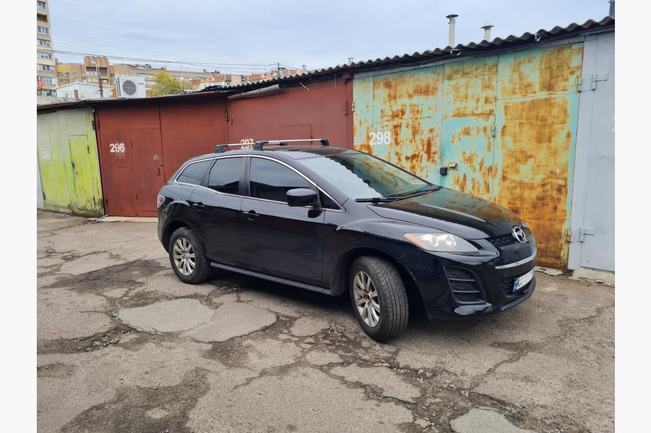 Mazda CX-7 2006-2012 Dachträger für Fixpunkte abschließbar Wingbar V3 (2 Stk) Grau Image