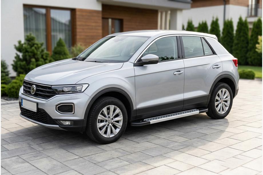 Volkswagen T-Roc 2017-2025 Seitenschweller Vision New Grey (2 Stk., Aluminium) Image