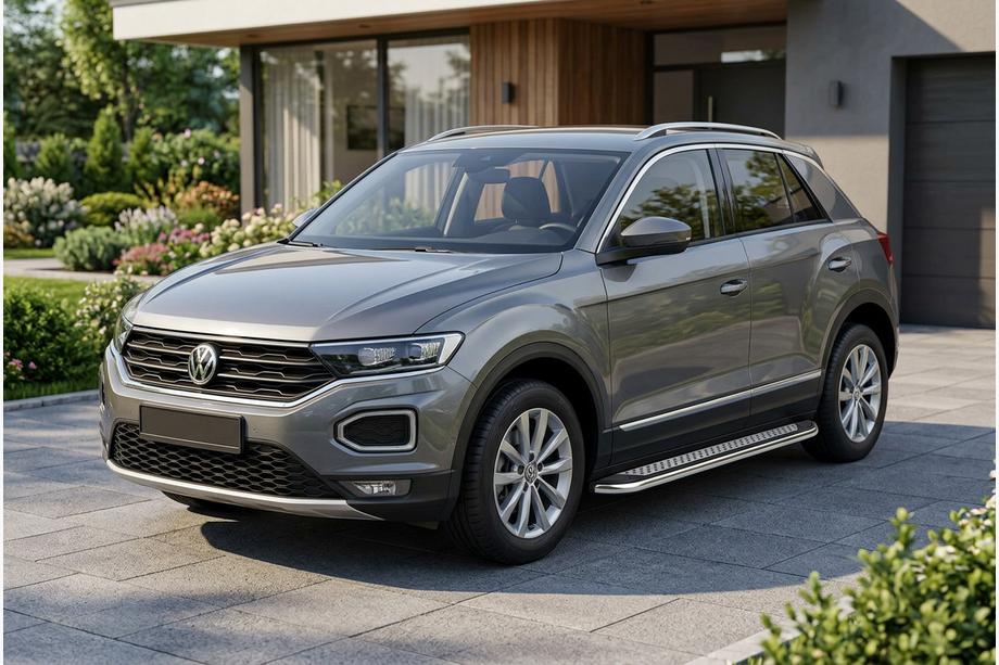 Volkswagen T-Roc 2017-2025 Seitenschweller Maydos V2 (2 Stk., Aluminium & Edelstahl) Image