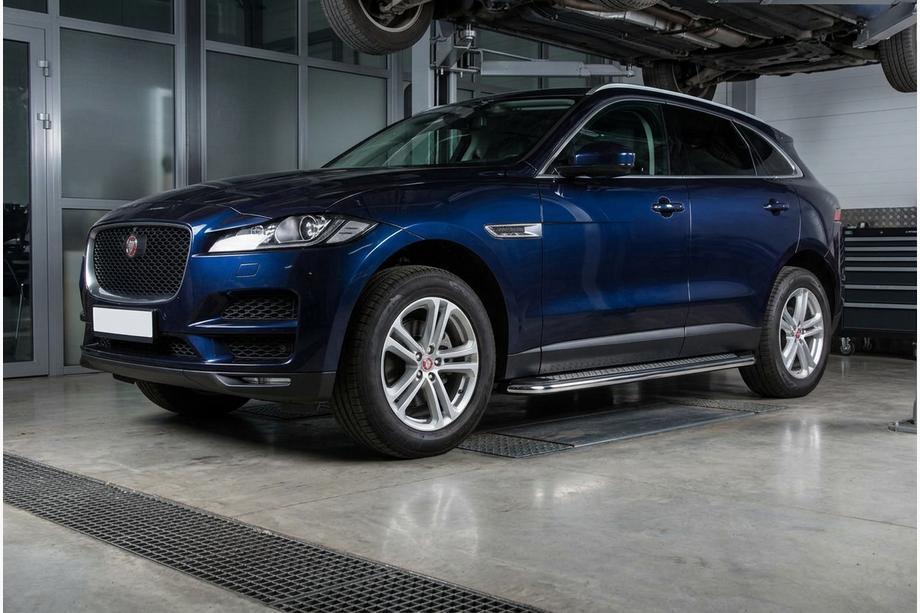 Jaguar F-PACE 2016- Trittbretter Maydos V2 (2 Stk., Aluminium) Image