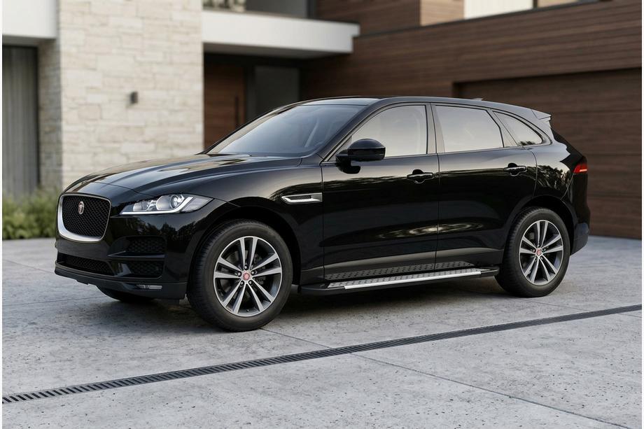 Jaguar F-PACE 2016- Trittbretter Allmond Grey (2 Stk., Aluminium) Image