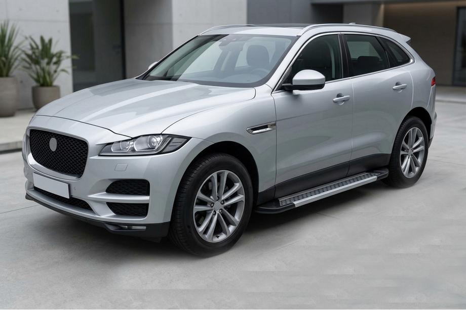 Jaguar F-PACE 2016- Seitenschweller Vision New Grey (2 Stk., Aluminium) Image