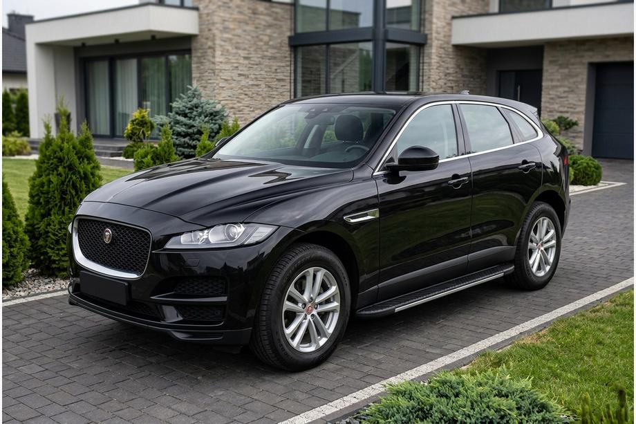 Jaguar F-PACE 2016- Trittbretter Bosphorus Grey (2 Stk., Aluminium) Image