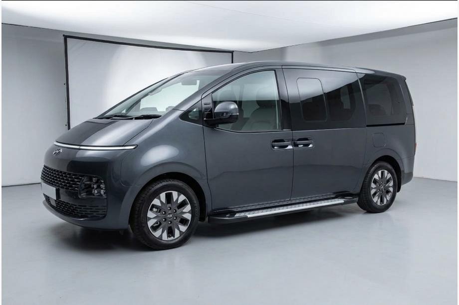 Hyundai Staria 2021- Trittbretter Allmond Grey (2 Stk., Aluminium) Image