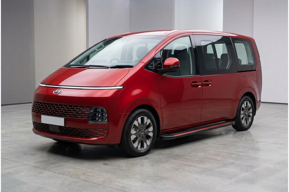 Hyundai Staria 2021- Seitenschweller Maya Red (2 Stk., Aluminium) Image