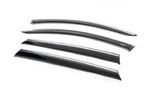 Peugeot 5008 2016-2023 Windabweiser mit Chromleiste (4 Stk., Niken) Foto 2