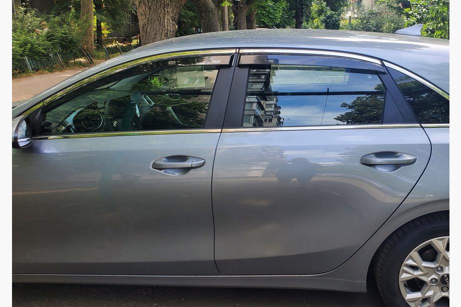 Kia Ceed 2018- Windabweiser mit Chromleiste HB (4 Stk., Niken) Image