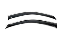 Mercedes Vito W639 2004-2014 Windabweiser mit Chromleiste (2 Stk, Niken) Foto 3