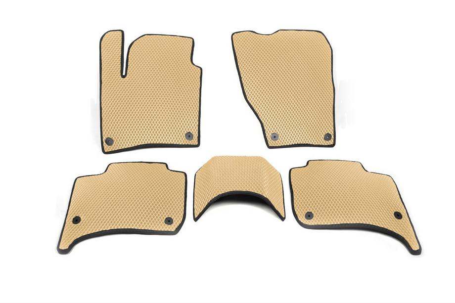 Porsche Cayenne 2010-2017 EVA Fußmatten (Beige) Image