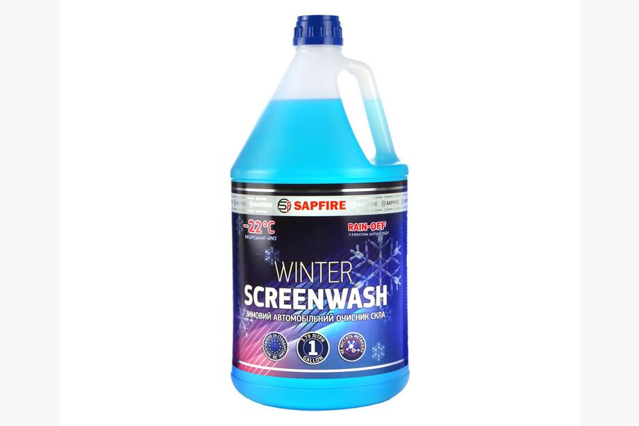 Sapfire Scheibenwaschflüssigkeit mit Antiregen Winter -22°C (3.79 l, Meeresbrise) Foto 1