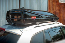 Dachbox RICH Schwarz Glanz (500 L) Foto 3