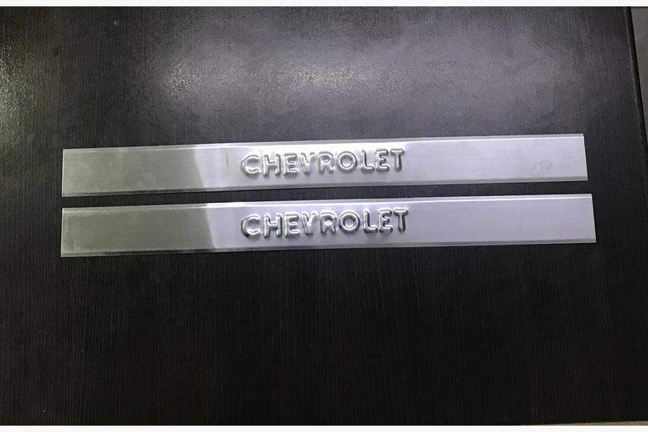 Chevrolet Lacetti 2003-2024 SALE! Einstiegsleisten Carmos (2 Stk., Edelstahl) Image