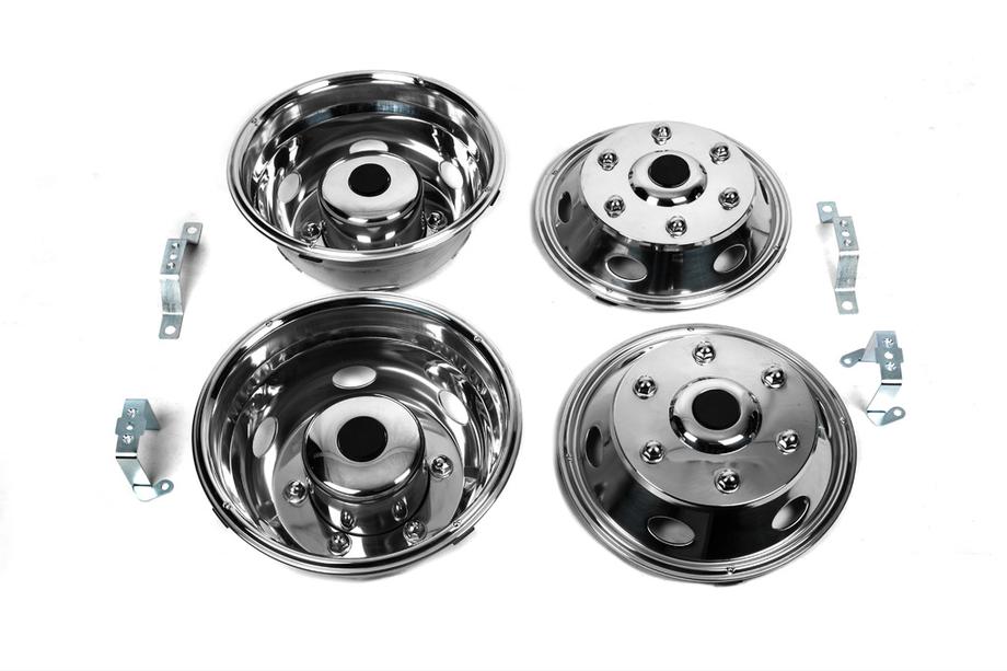 Mercedes Sprinter W901/902/903/904/905 1995–2006 Edelstahl Radkappen Exclusive V1 R15 (2-teilig) Foto 1