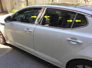 Kia Optima 2010-2016 Edelstahl Türsäulen Zierleisten (6 Stk) Foto 1