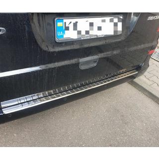 Heckstoßstangenschutz mit Kante (Carmos V2, Edelstahl) Mercedes Viano 2004-2014 Foto 2