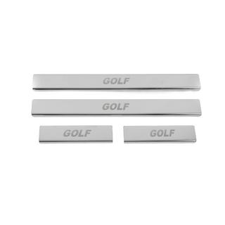 Einstiegsleisten Edelstahl Carmos V2 (4 Stk) Volkswagen Golf 6 2008-2014 Foto 1