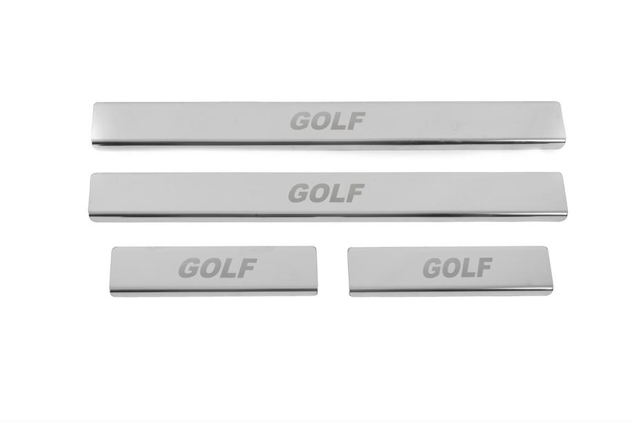 Volkswagen Golf 7/E-Golf 2012-2020 Einstiegsleisten Edelstahl Carmos V2 (4 Stk) Image