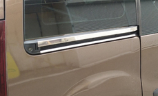 Citroen Berlingo 2008-2018 Edelstahl Zierleisten für Schiebetüren (4 Stk.) Foto 2