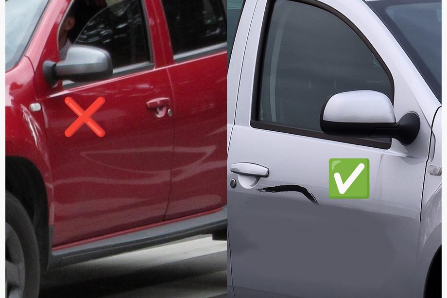 Dacia Duster 2008-2018 Spiegelabdeckungen Variante 1 (2 Stk, ABS) Foto 5