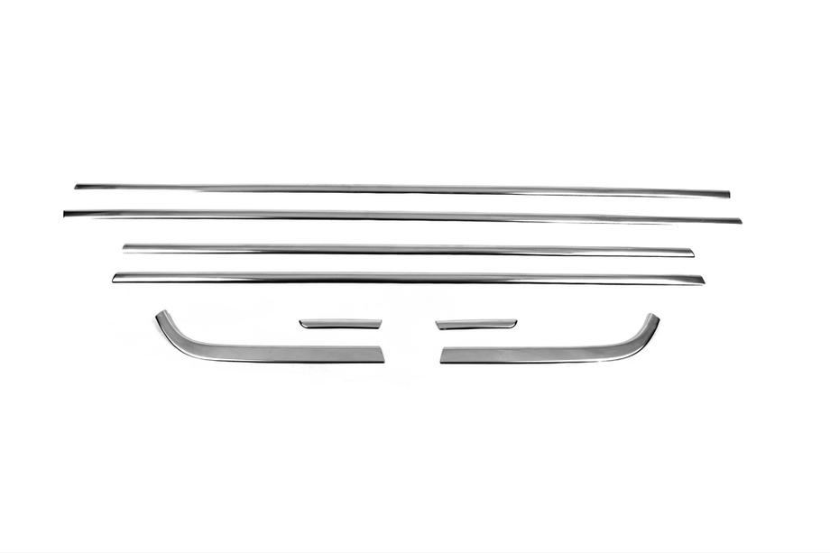 Hyundai Bayon 2021- Fensterzierleisten unten Edelstahl (8 Stk) OmsaLine - Italienischer Edelstahl Foto 2