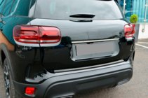 Citroen C5 Aircross 2017-2025 Chromleiste über dem Kennzeichen (Edelstahl) Foto 2