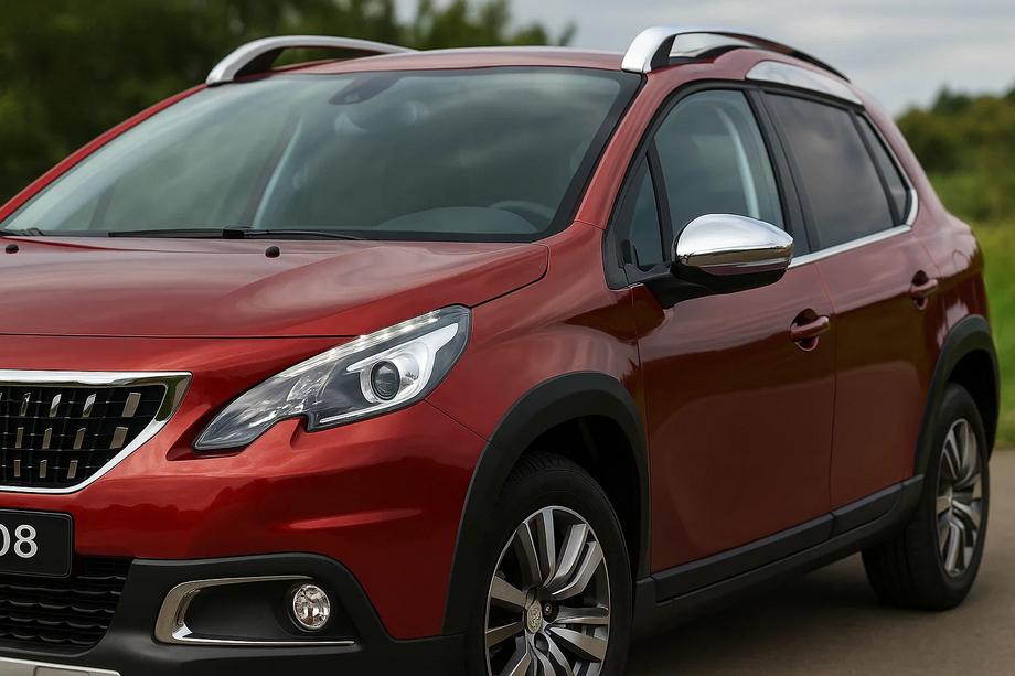 Peugeot 2008 2013-2019 Spiegelabdeckungen 2016-2019 (2 Stk, Edelstahl) OmsaLine - Italienischer Edelstahl Foto 3