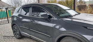 Kia Sportage 2021- Windabweiser mit Chromleiste Niken (für SWB, 4 Stk.) Foto 4
