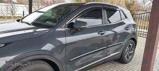 Kia Sportage 2021- Windabweiser mit Chromleiste Niken (für SWB, 4 Stk.) Foto 3