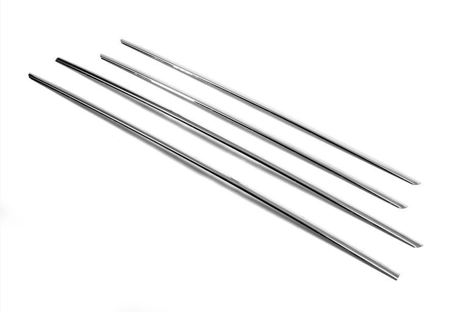 Universelle Edelstahl-Türleisten unten (4 Stk) 107,5cm x 3cm, 95,5cm x 3cm Foto 2