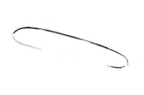Mercedes C-class W205 2014-2021 Heckstoßstangen-Abschlussleiste V2 Edelstahl Foto 3