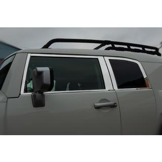 Fensterzierleisten Set Edelstahl 16-teilig Toyota FJ Cruiser 2006-2022 Foto 3