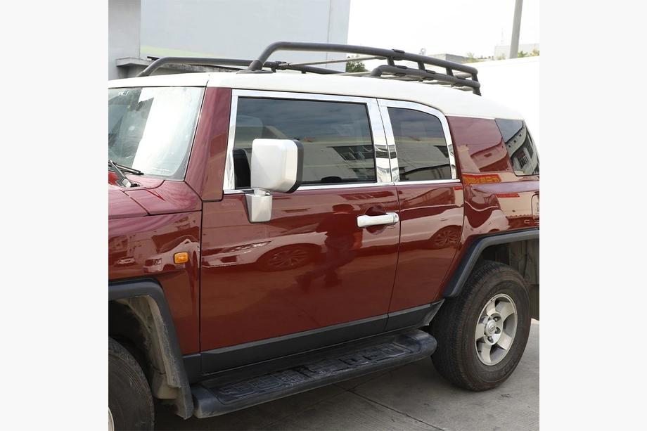 Toyota FJ Cruiser 2006-2022 Fensterzierleisten Set Edelstahl 16-teilig Foto 5