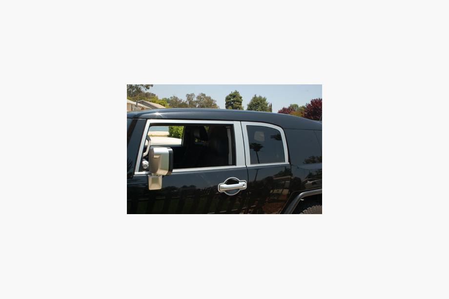 Toyota FJ Cruiser 2006-2022 Fensterzierleisten Set Edelstahl 16-teilig Foto 6