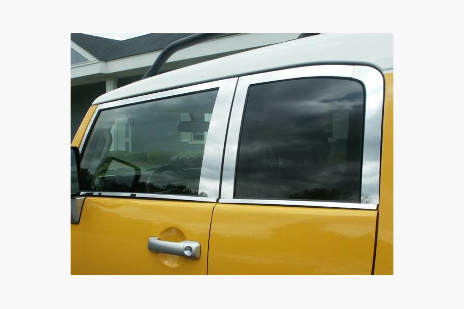 Toyota FJ Cruiser 2006-2022 Fensterzierleisten Set Edelstahl 16-teilig Foto 4