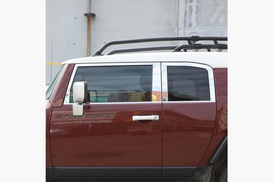 Toyota FJ Cruiser 2006-2022 Fensterzierleisten Set Edelstahl 16-teilig Foto 9